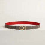 Flot belt buckle & Reversible leather strap 24 mm - Image 2